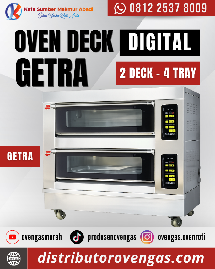 Oven Digital GETRA 2 Deck 4 Tray