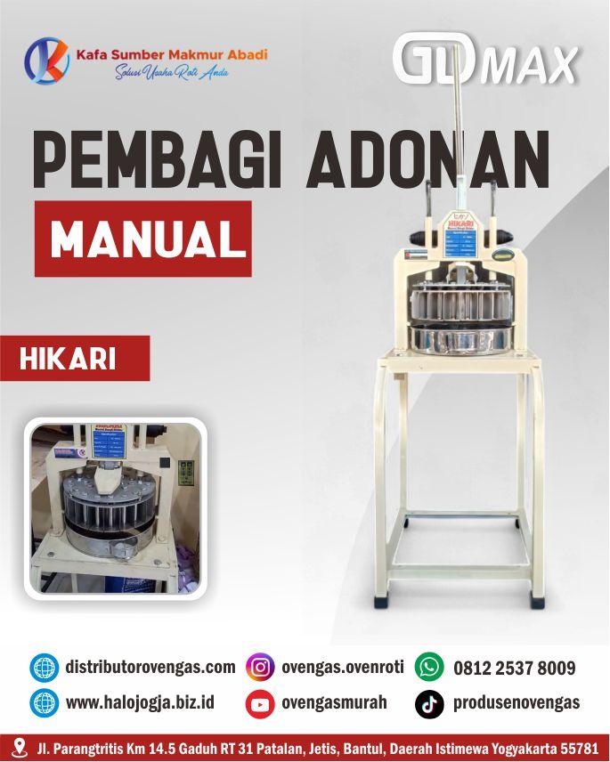 Pembagi Adonan Manual Hikari